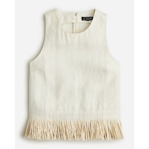 J. Crew Collection Fringe Trim Tank